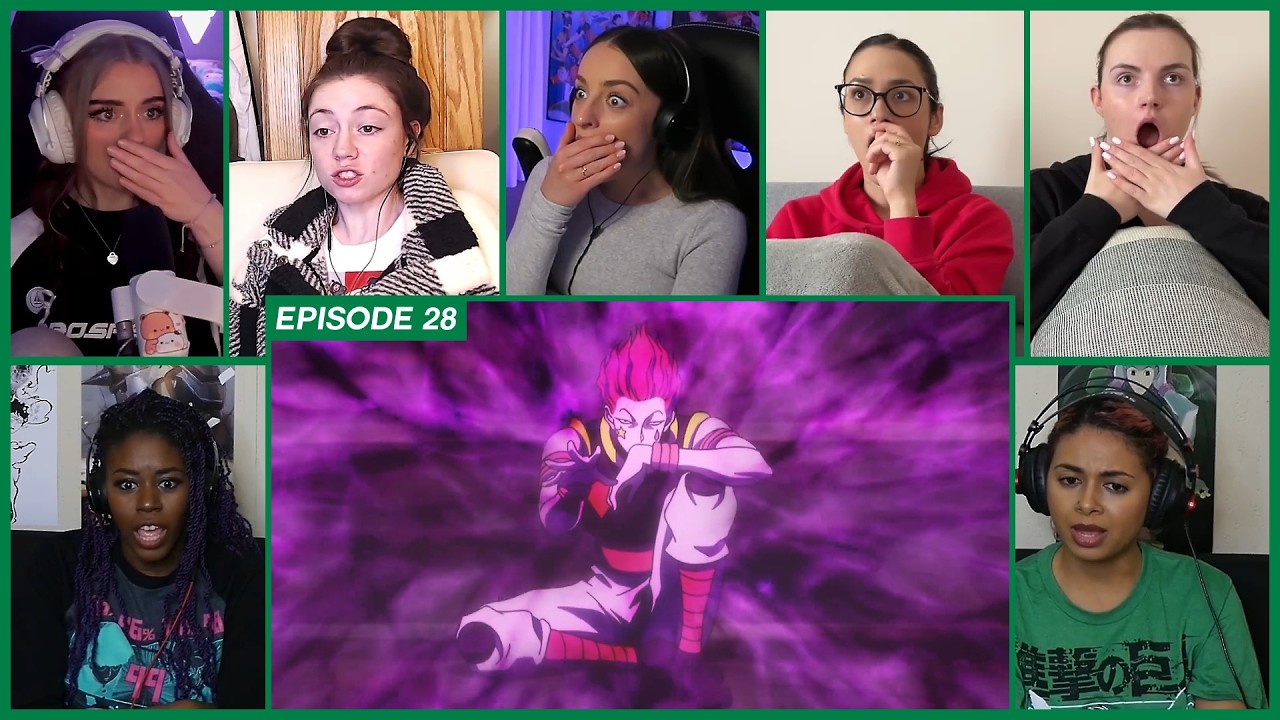 [GIRLS REACT] Hisoka is at Heavens Arena | HxH Ep 28 Girl Reaction Mashup
