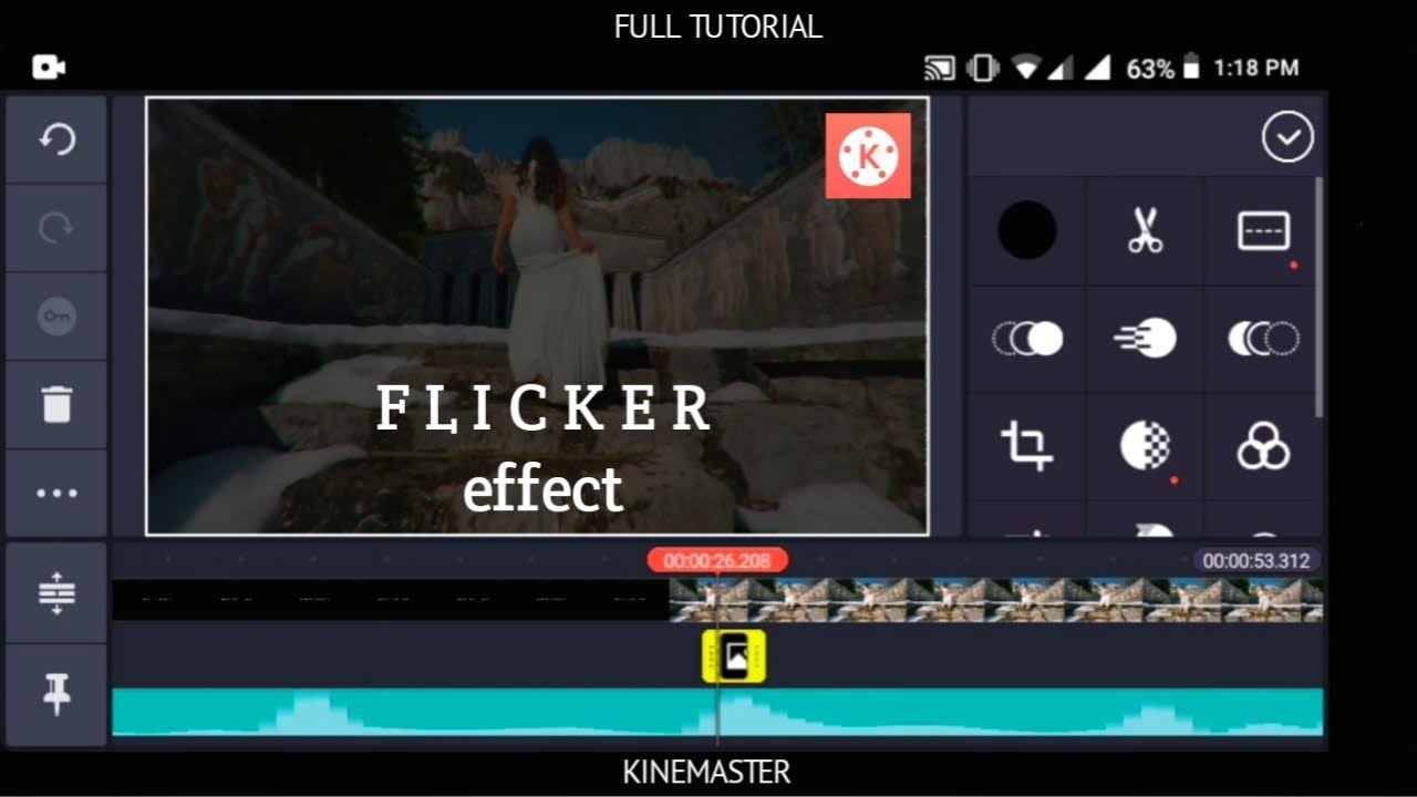 Flicker Effect In Kinemaster ।। SK Creative