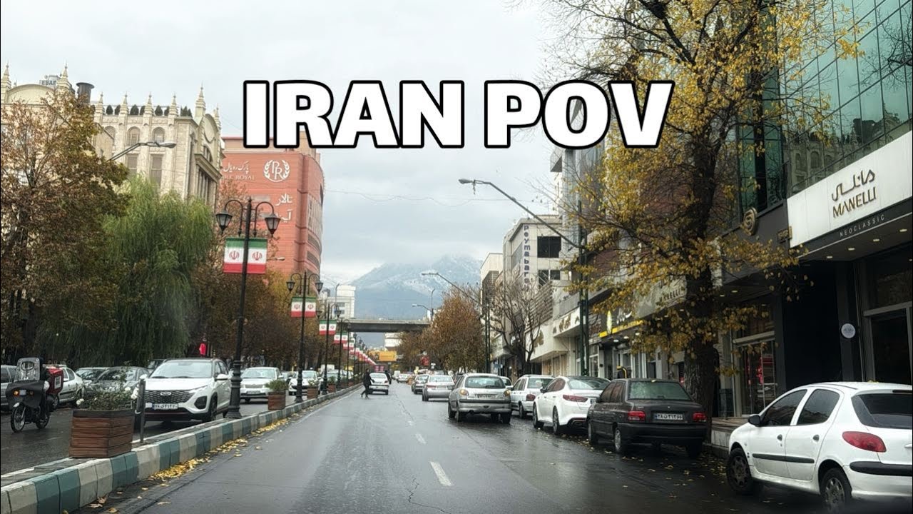 IRAN POV - Driving DownTown . Capital Of IRAN
