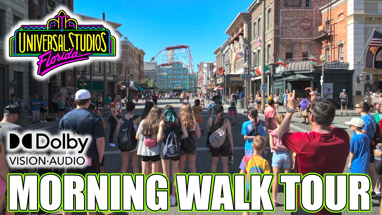 Beautiful Sunny Morning Tour at Universal Studios Orlando Florida