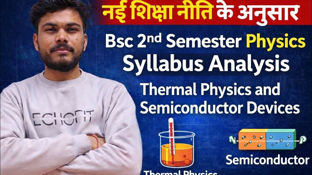 🔥 BSc 2nd Semester Physics Syllabus 2026 | New Education Policy | Full Details
