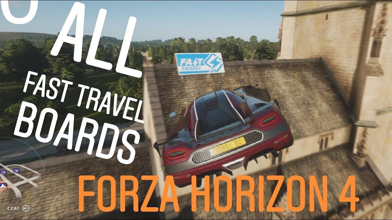 FORZA HORIZON 4 | Wszystkie tablice zniżkowe szybkiej podróży | All fast travel boards