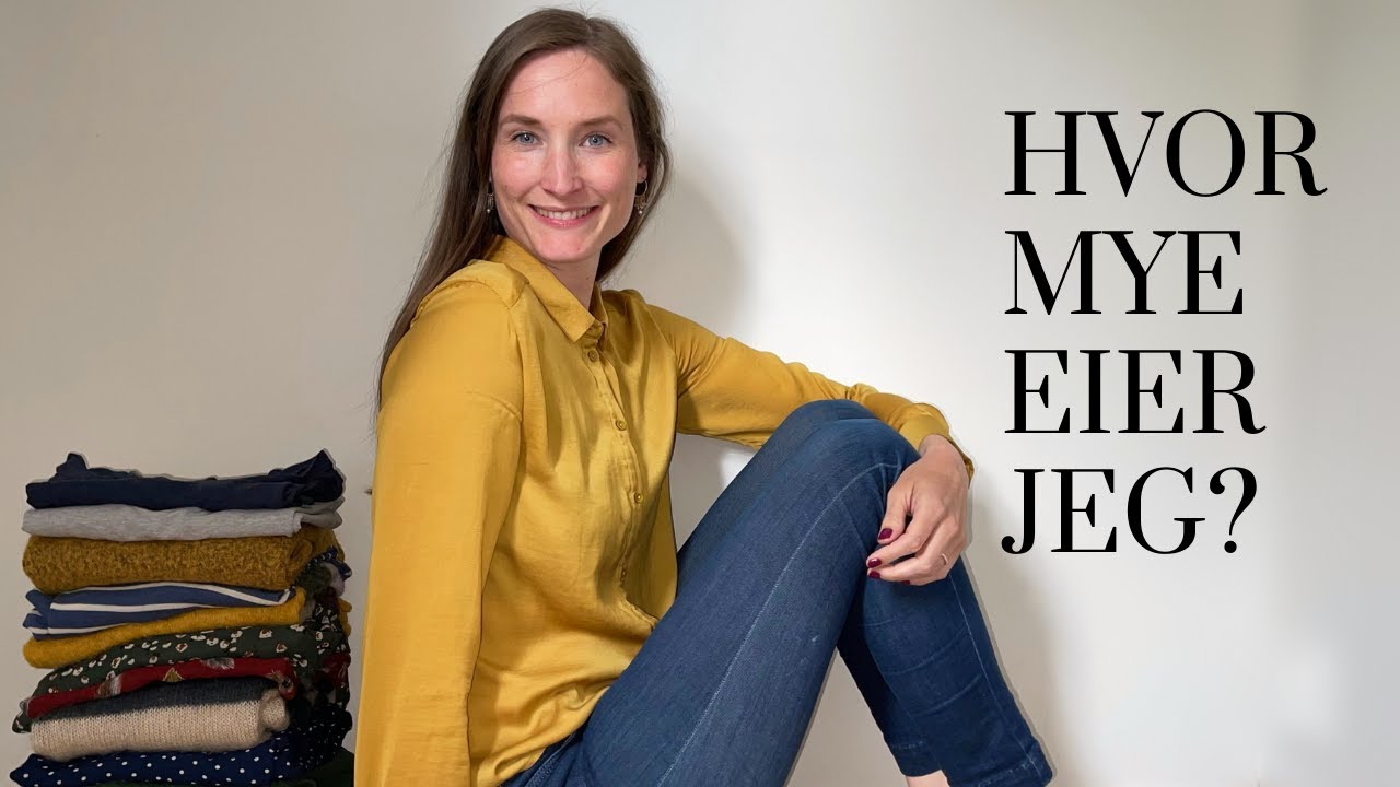 Teller alle plaggene mine // Fargerik minimalistisk kapselgarderobe