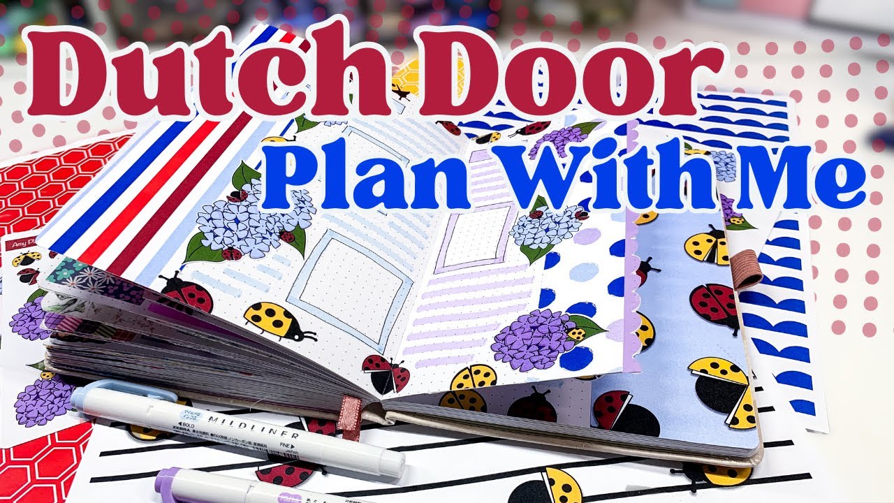 Weekly Creative Journal Setup & Plan With Me May 2024 [Dutch Door Spread]