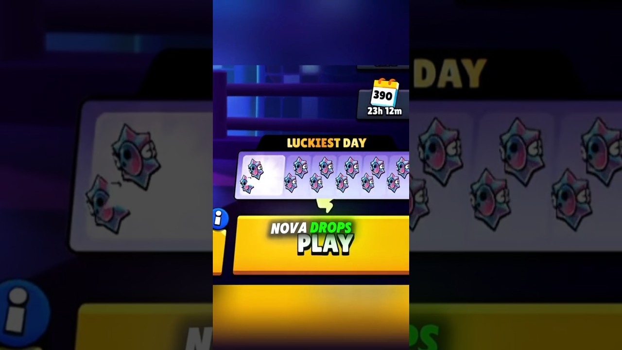 I Got the LUCKIEST DAY in the Starr Nova Event! 😱🔥 #brawlstars #shorts