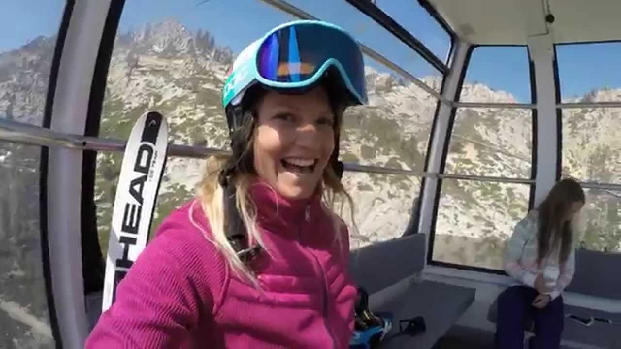 Squaw Valley USA Spring Skiing with Julia Mancuso her sister and a GoPro