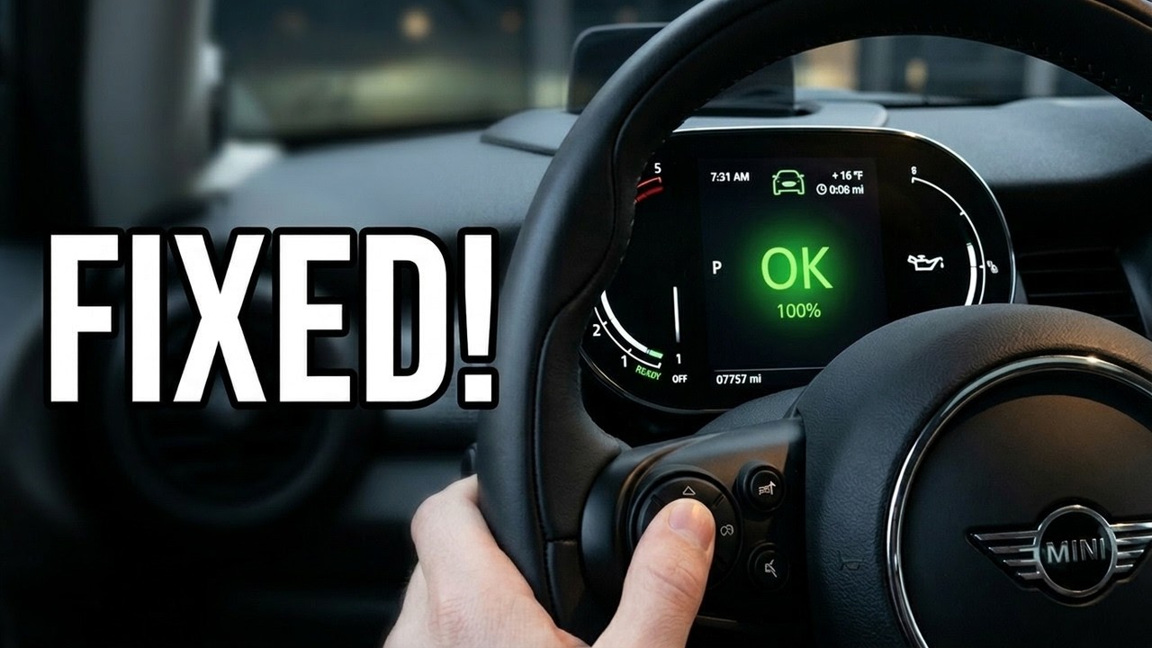 2022 — Теперь MINI Cooper: как сбросить индикатор необходимости технического обслуживания / срока...