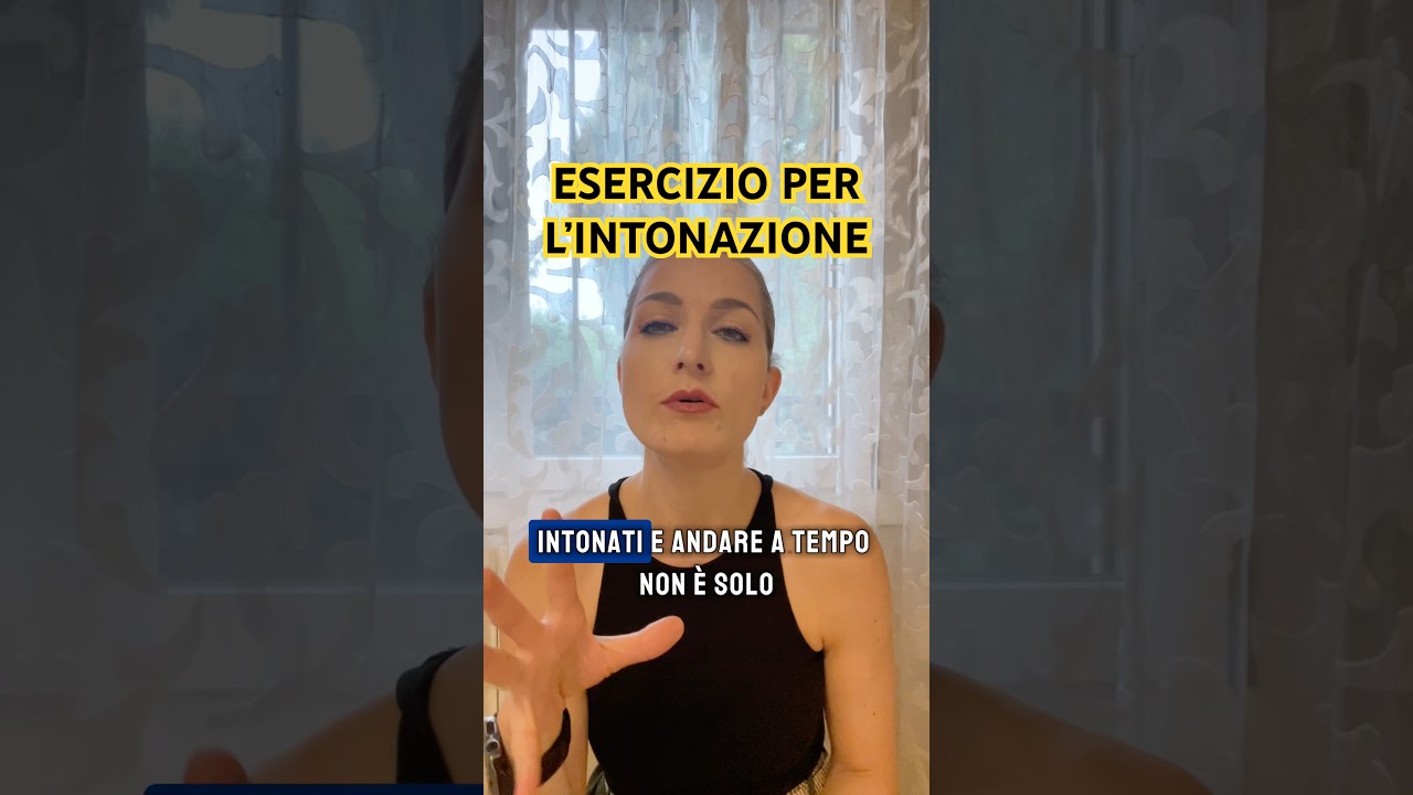 Esercizio per migliorare l&rsquo;intonazione  #vocalcoach #singingtips #singinglessons #intonation