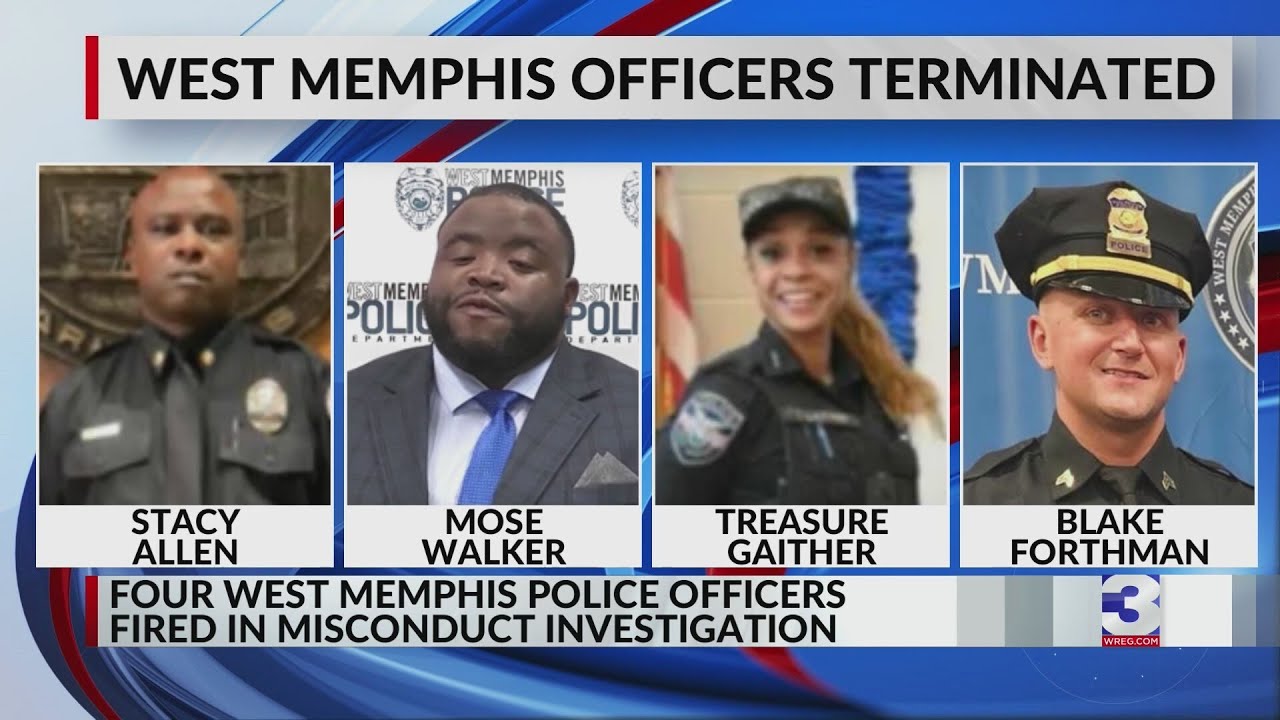 West Memphis Police officers fired amid  sexual misconduct investigation