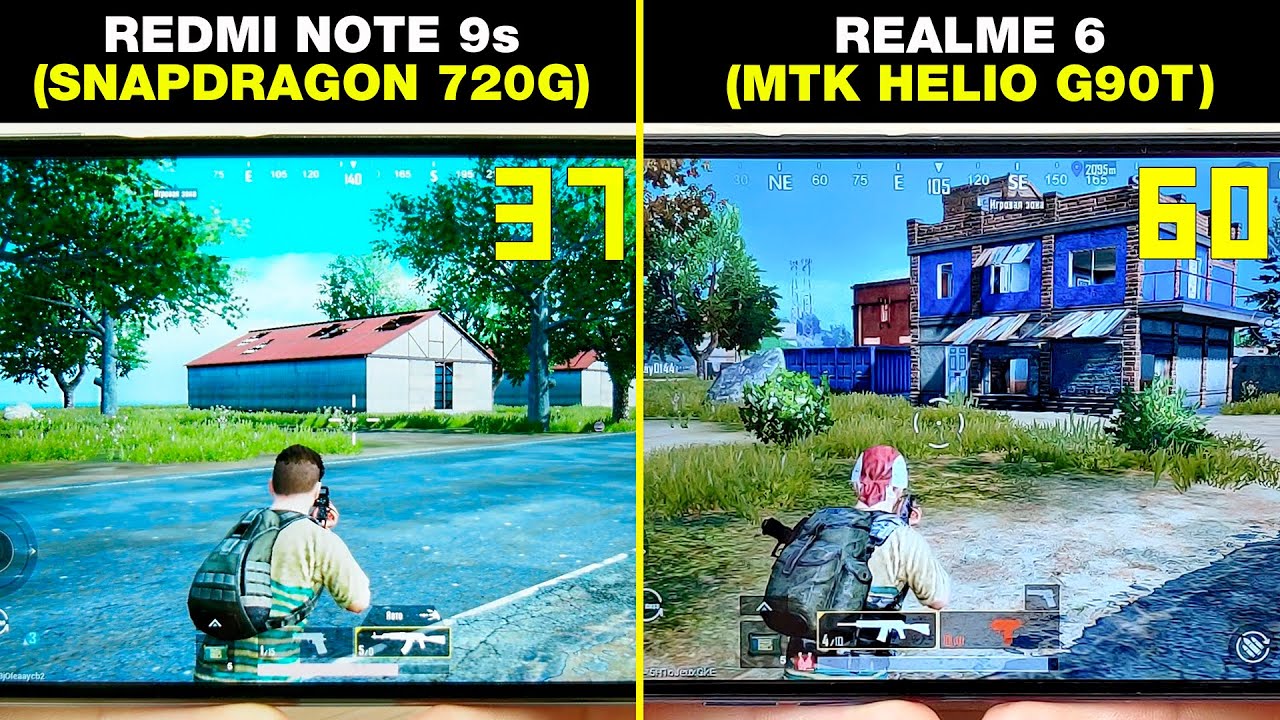 REDMI NOTE 9s vs REALME 6 - БОЛЬШОЕ СРАВНЕНИЕ В ИГРАХ! 🔥 КТО ЛУЧШЕ? FPS+НАГРЕВ! GAMING TEST