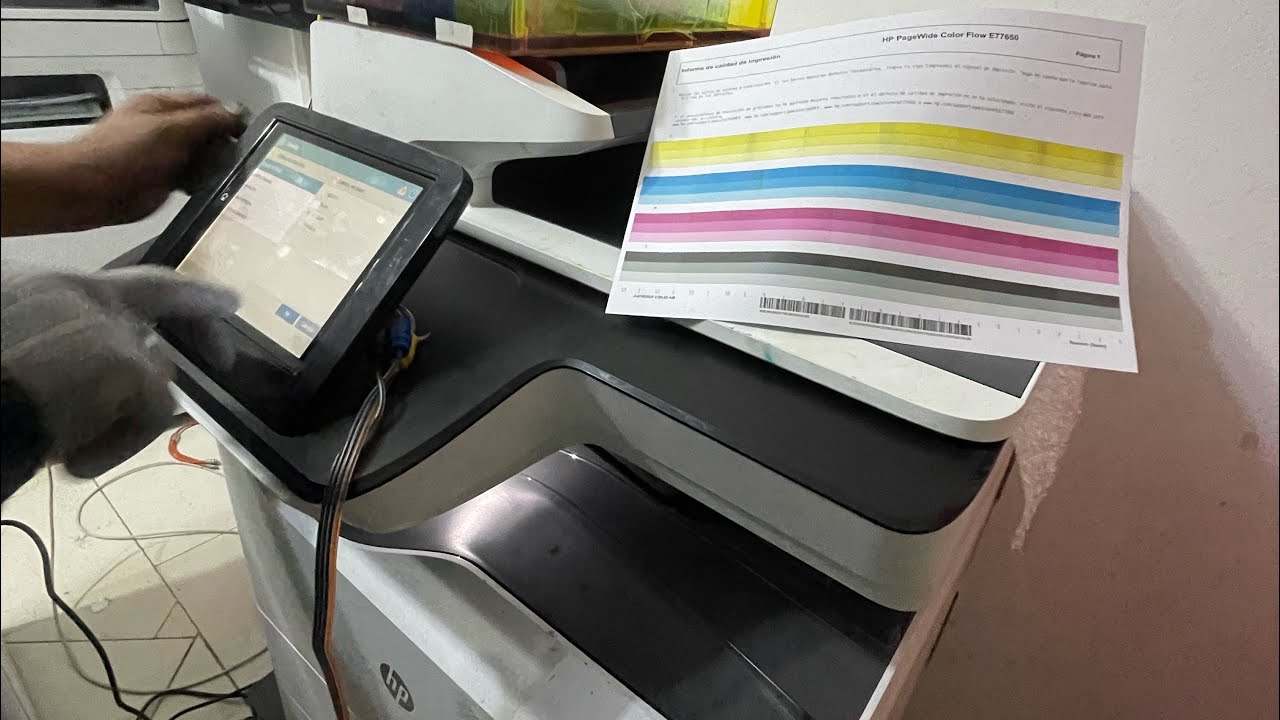 Cambio de cabezal HP E77650 - 77660 - 77740 Page Wide 