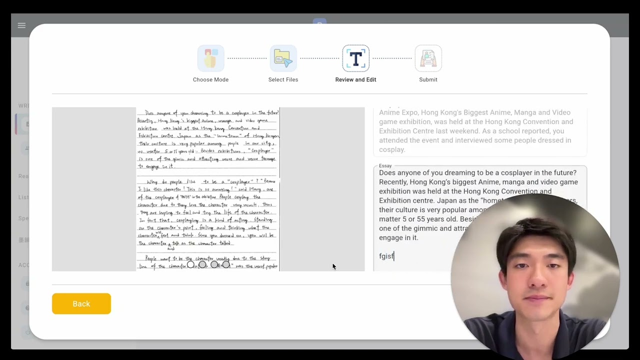 Penso ✏️ (English AI Essay Grading Platform)