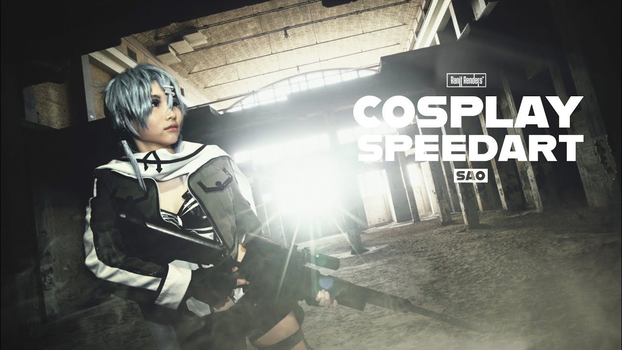Sword Art Online: Sinon Cosplay • SpeedArt | Photoshop Senpai