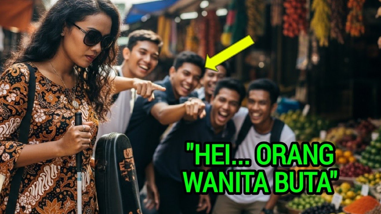 aku memang buta, tapi jangan meremehkanku, lihat saja suatu hari nanti