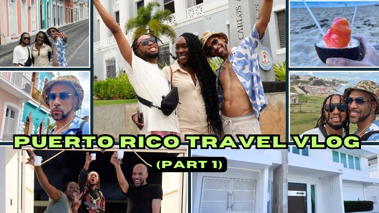PUERTO RICO TRAVEL VLOG | EXPLORING SAN JUAN + AIRBNB CHECK IN + NATIONAL HISTORIC SITE