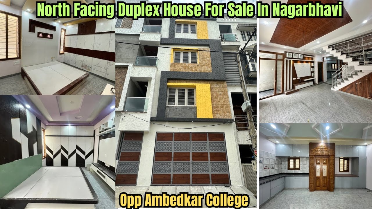 #162 #BDA North Facing Duplex House For Sale In Nagarbhavi Opp Ambedkar Clg #houseforsaleinbangalore