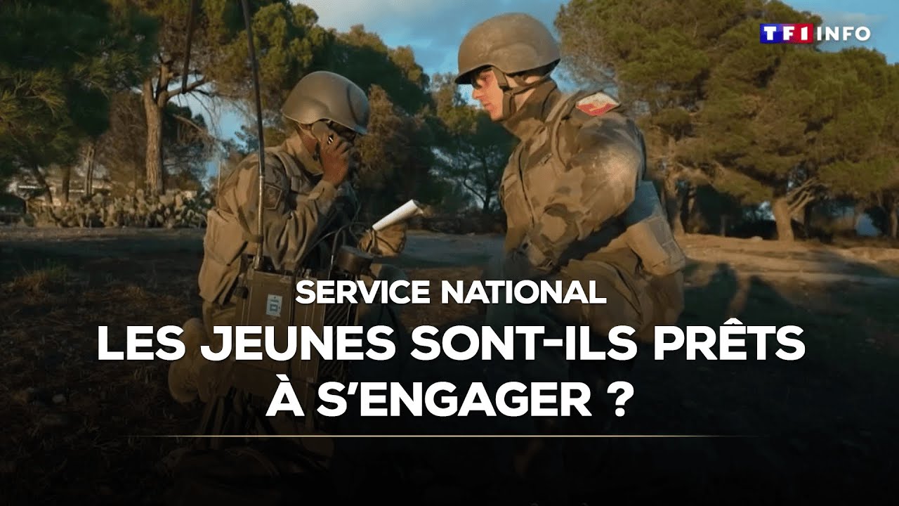 Service national : les jeunes sont-ils pr&ecirc;ts &agrave; s'engager ?｜TF1 INFO