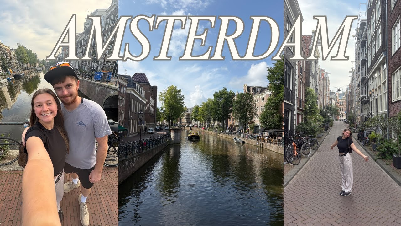 AMSTERDAM PART 1: surviving jet lag, canal rides, and biking 🌷🚴🏼‍♀️⛵️