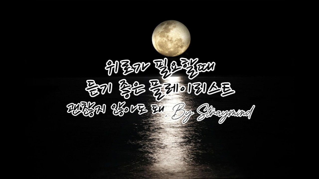 위로가 필요할때 듣는 노래 #straymind #플레이리스트