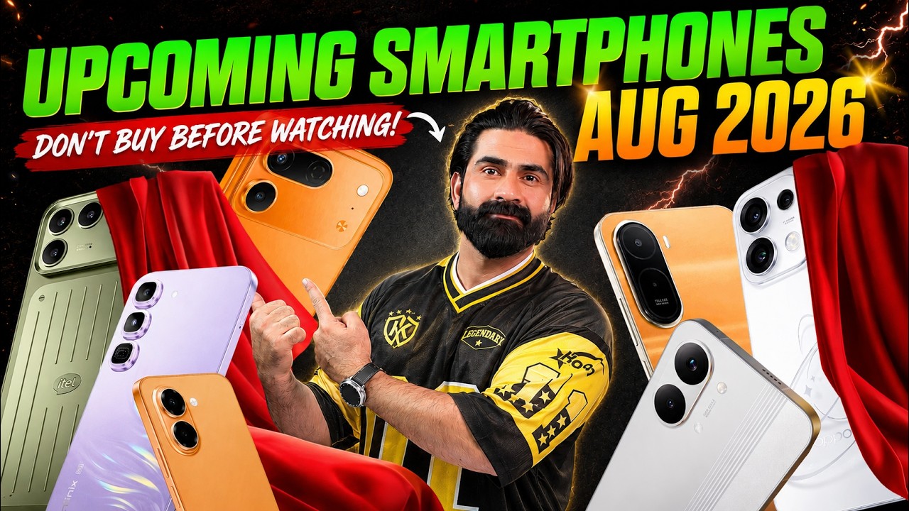 Upcoming Mobile Phones in Pakistan🔥August 2026 ! vivo V80 Lite, Infinix Hot70 Pro,PocoX8,OPPO Reno16