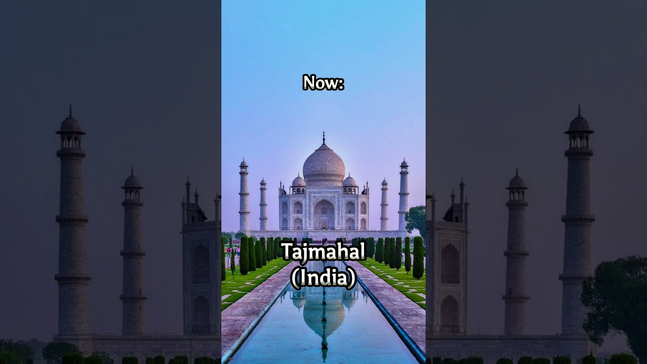 Historical Structures Now Vs Then 🗿 Part-4 #shorts #history #viral #shortsvideo