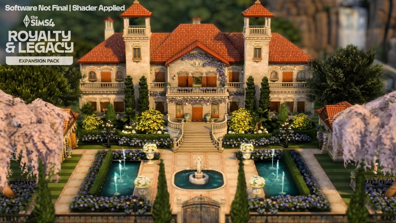 Regal Estate 👑 Royalty & Legacy 🏰 The Sims 4 Speed Build | No CC