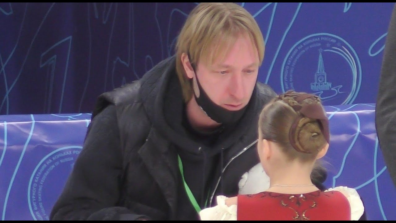 Софья Титова. Первенство России среди юниоров, 21.01.22. Разминка и ПП.