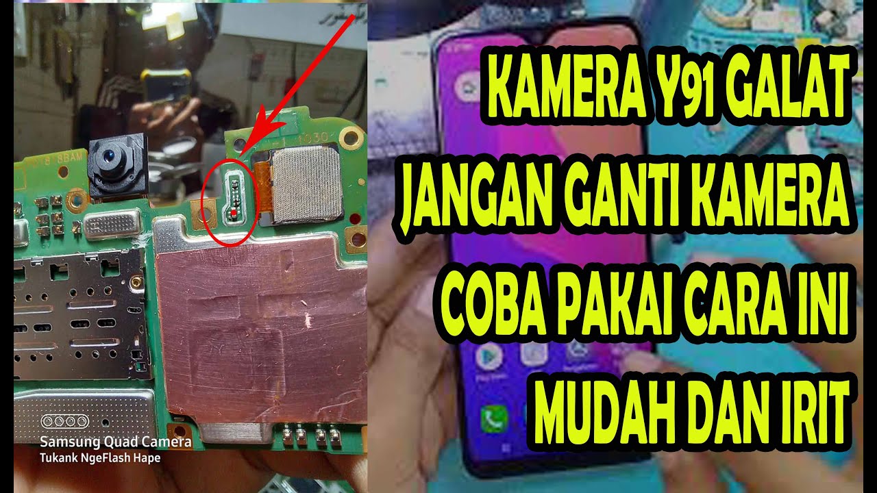 KAMERA VIVO Y91 GALAT - SOLUSI KAMERA HP VIVO TIDAK BISA DIBUKA - MENGATASI KAMERA HP ERROR