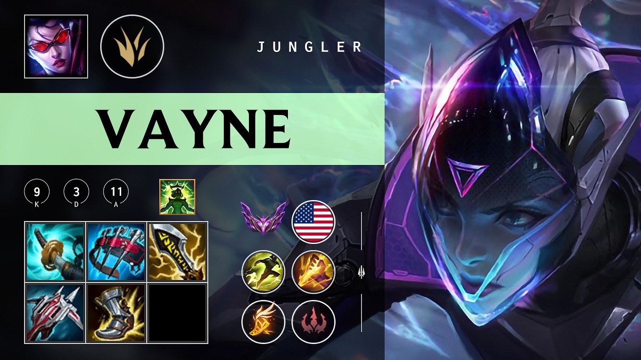 Vayne Jungle vs Diana - NA Master Patch 26.04