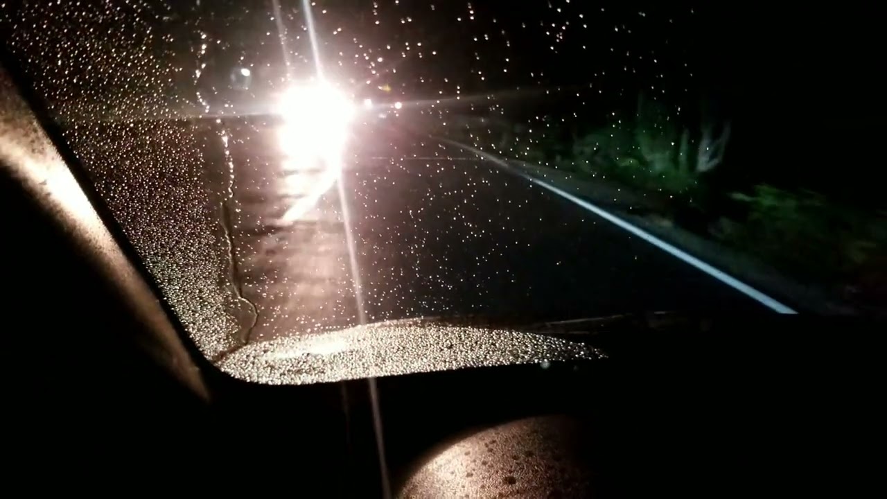 Manejando de noche con lluvia tramo San Marcos - Huajuapan de León|ARIEL