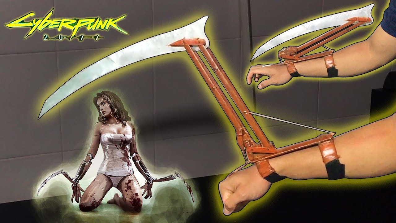 Real Life Mantis Blade from Cyberpunk 2077 out of Soda Can
