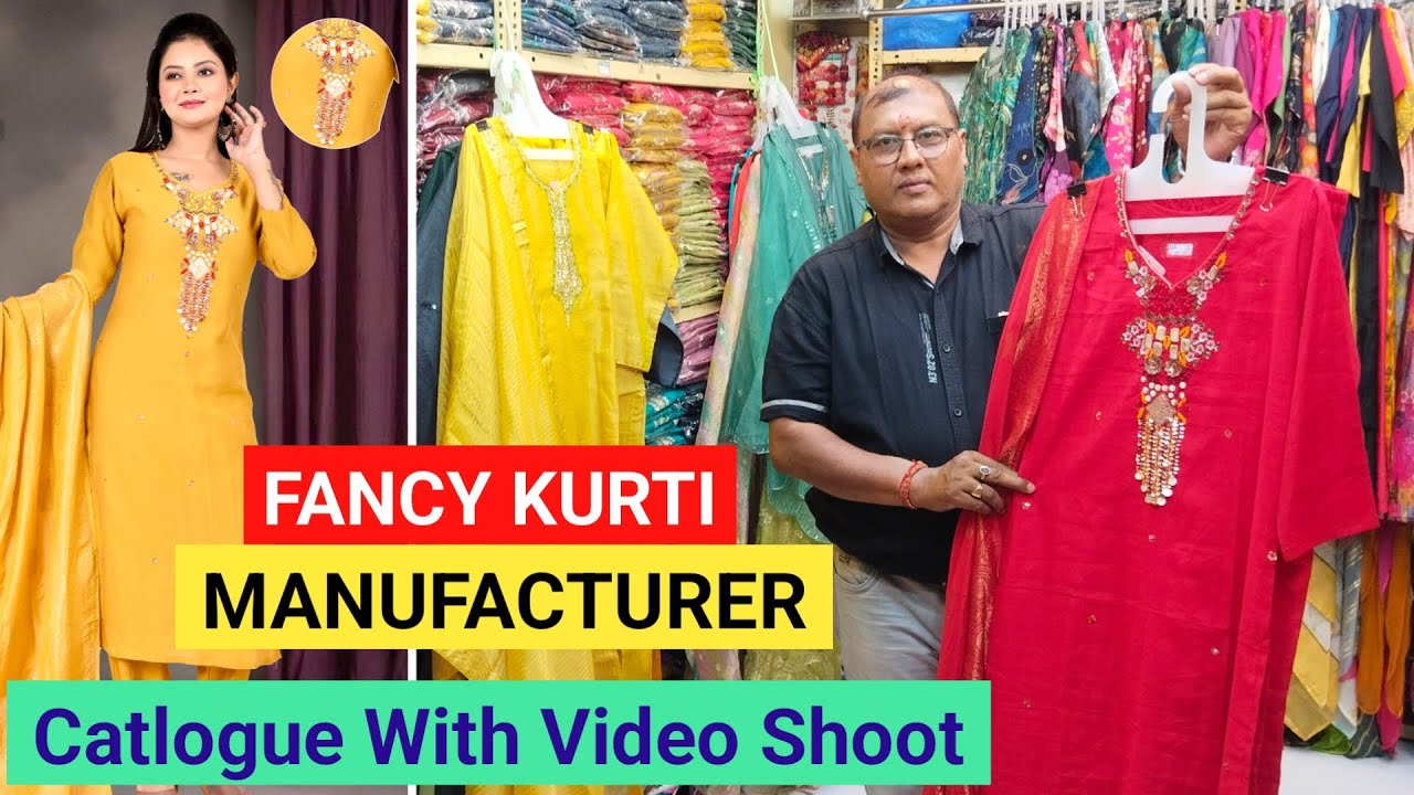 Fancy Kurti Manufacturer | M Fashion Kolkata | Barabazar Kurti Market | Kurti Wholesale Market |
