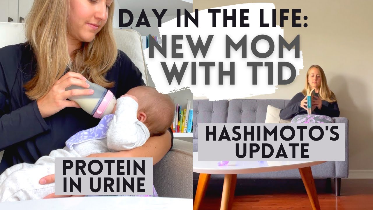 postpartum health, endo appointment, & taking care of baby | type 1 diabetes day in the life