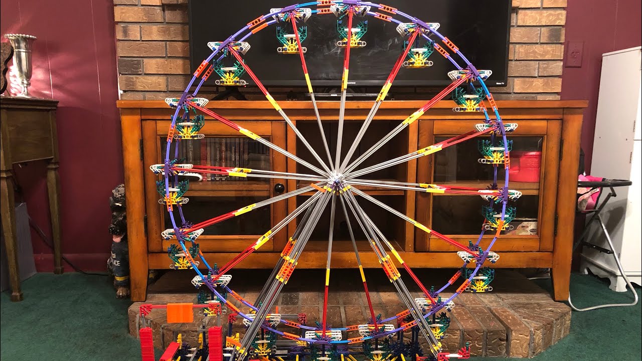 Knex Century Wheel / Ferris Wheel Fair Ride / Carnival Ride Model. Set Up And Operation.
