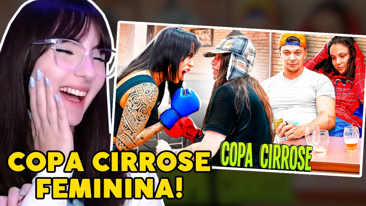COPA CIRROSE das MULHERES virou o BATE OU REGA&Ccedil;A 🥊😂 | C&aacute;tia reage