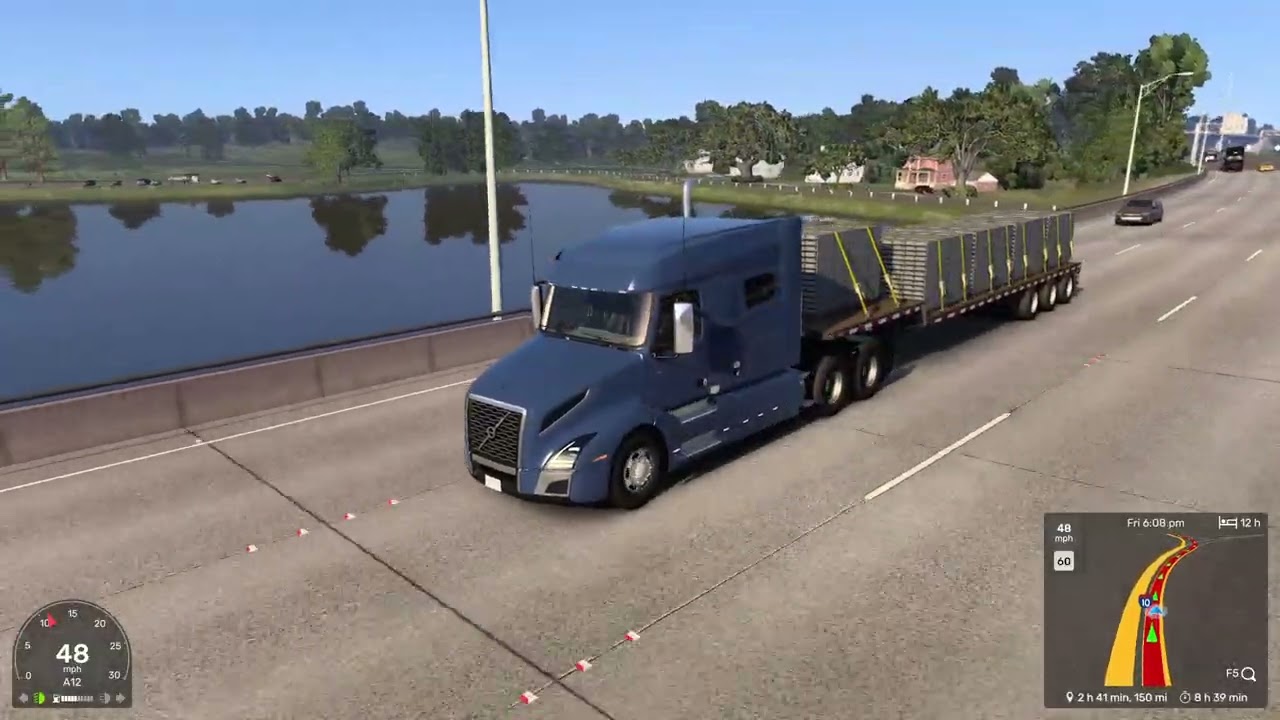 American Truck Simulator: Louisiana new map. Vol. 26