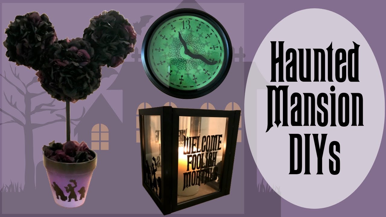 Disney Haunted Mansion Decorations // DIY Disney Halloween Decorations // Party Theme