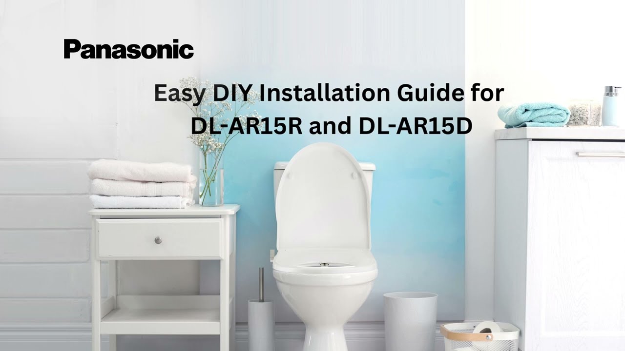 Panasonic Manual Bidet Installation Guide | DL-AR15R DL-AR15D