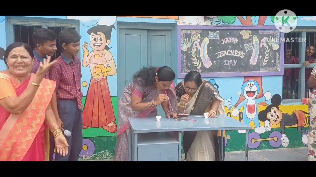 Teachers Day celebrations in Minerva English medium School @ Anantapur 