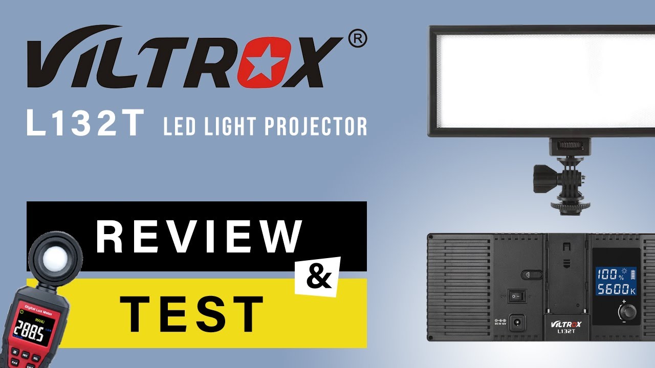 Viltrox L132T Led Light Projector - Review & Test! A wonderful budget studio & photography led light