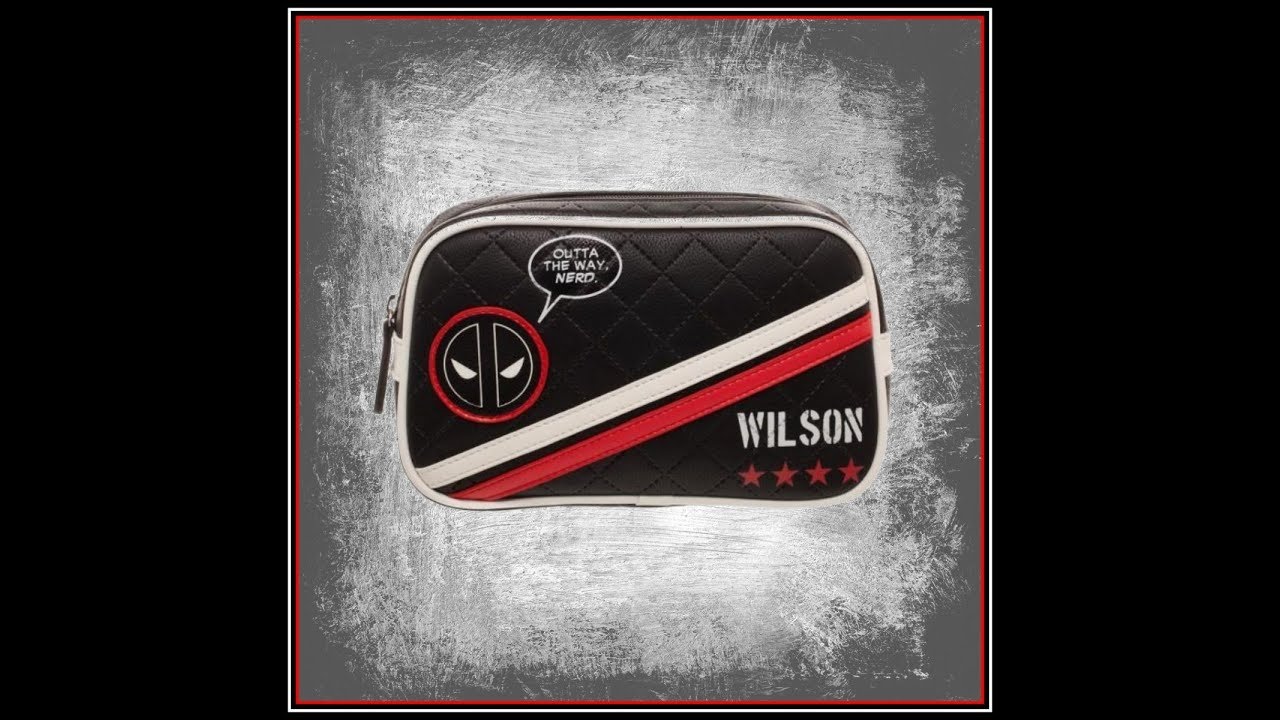Marvel Deadpool Makeup Bag Authentic Licensed