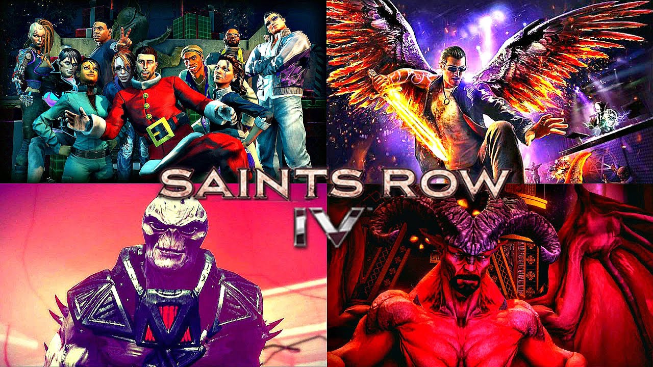 Saints Row 4 - ALL BOSS FIGHTS + DLC And Gat Out of Hell (2013)
