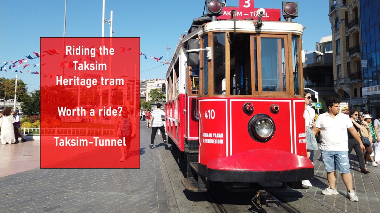 The Best Tourist Attraction in Istanbul? | Riding the Heritage Line 2 Tram