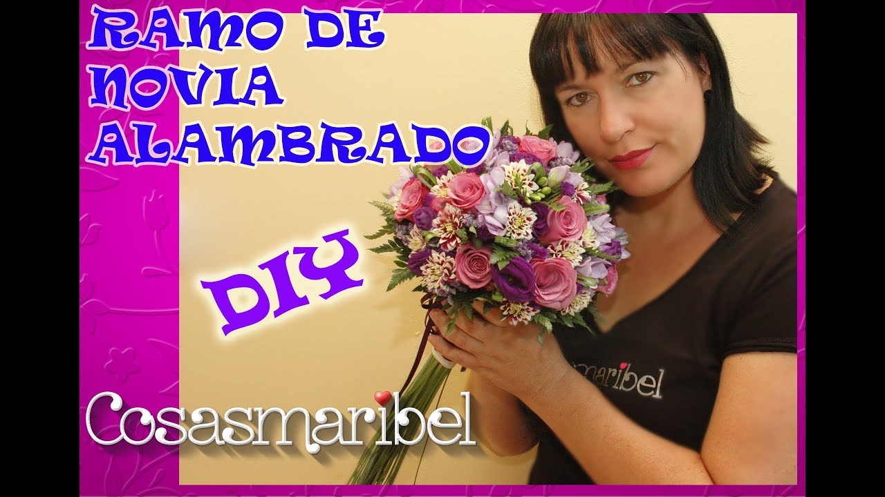 COMO HACER UN RAMO DE NOVIA ALAMBRADO.DIY.IDEAS PARA BODAS ORIGINALES
