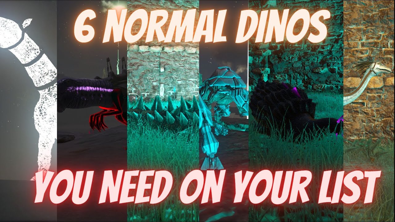 ARK Omega! 6 Normal Dinos You Didn't Know You Needed!