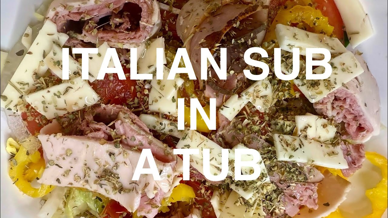 Low Carb Alert! Italian Sub in a Tub!