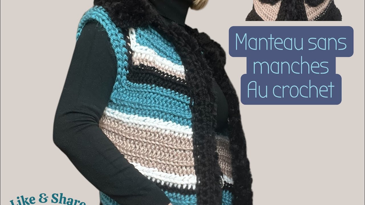 Retrouvez le Tuto sur ma chaîne et ajouter finition et col fausse fourrure 