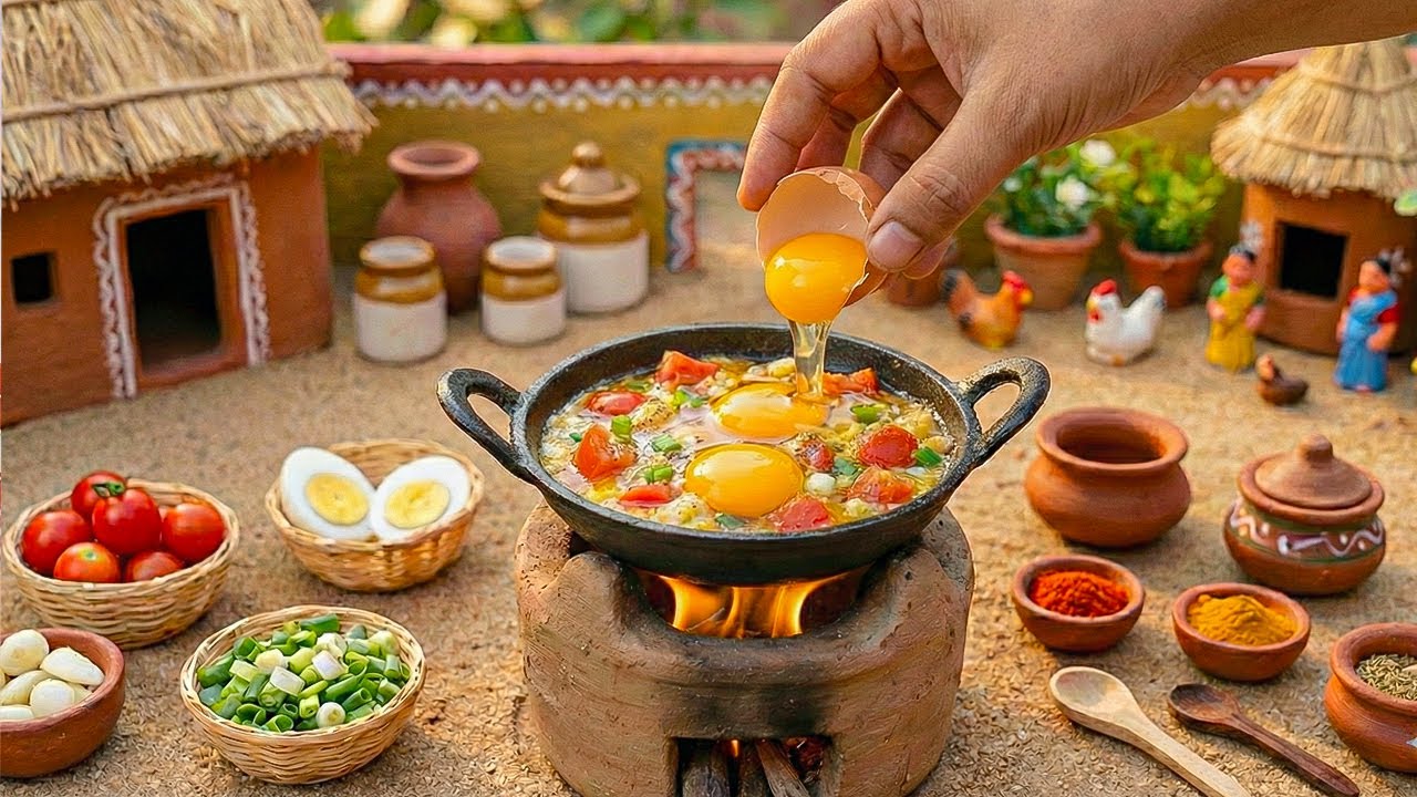 How To Make Miniature Egg Masala🐔 Indian Street Food Style 🐣 Yummy Cooking