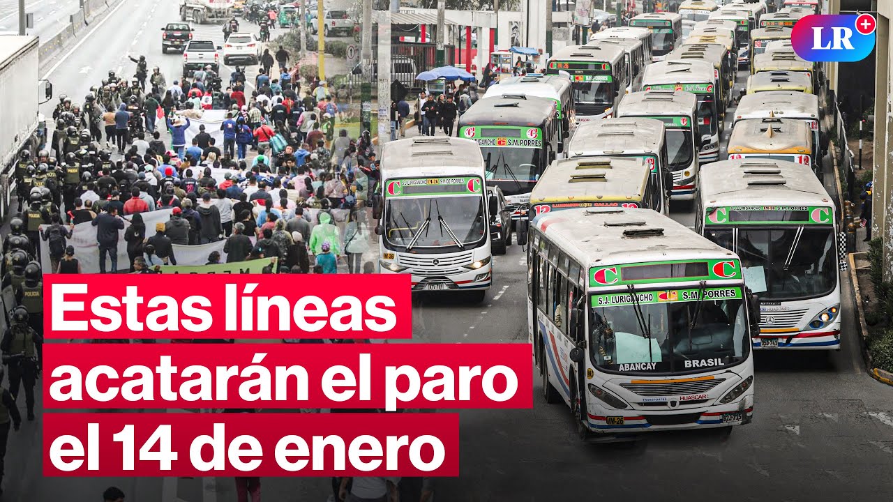 Paro de transportistas 14 de enero: &iquest;Qu&eacute; l&iacute;neas de transporte no circular&aacute;n? #LR