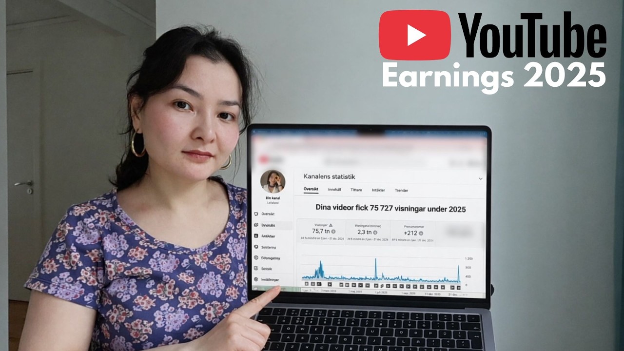 How much Youtube paid me in 2025 with 2.6K subscribers